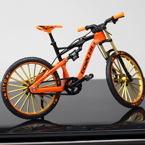 Cross-border foreign trade 1:10 upgraded version of new downhill mountain off-road bicycle model metal collection gift ornaments