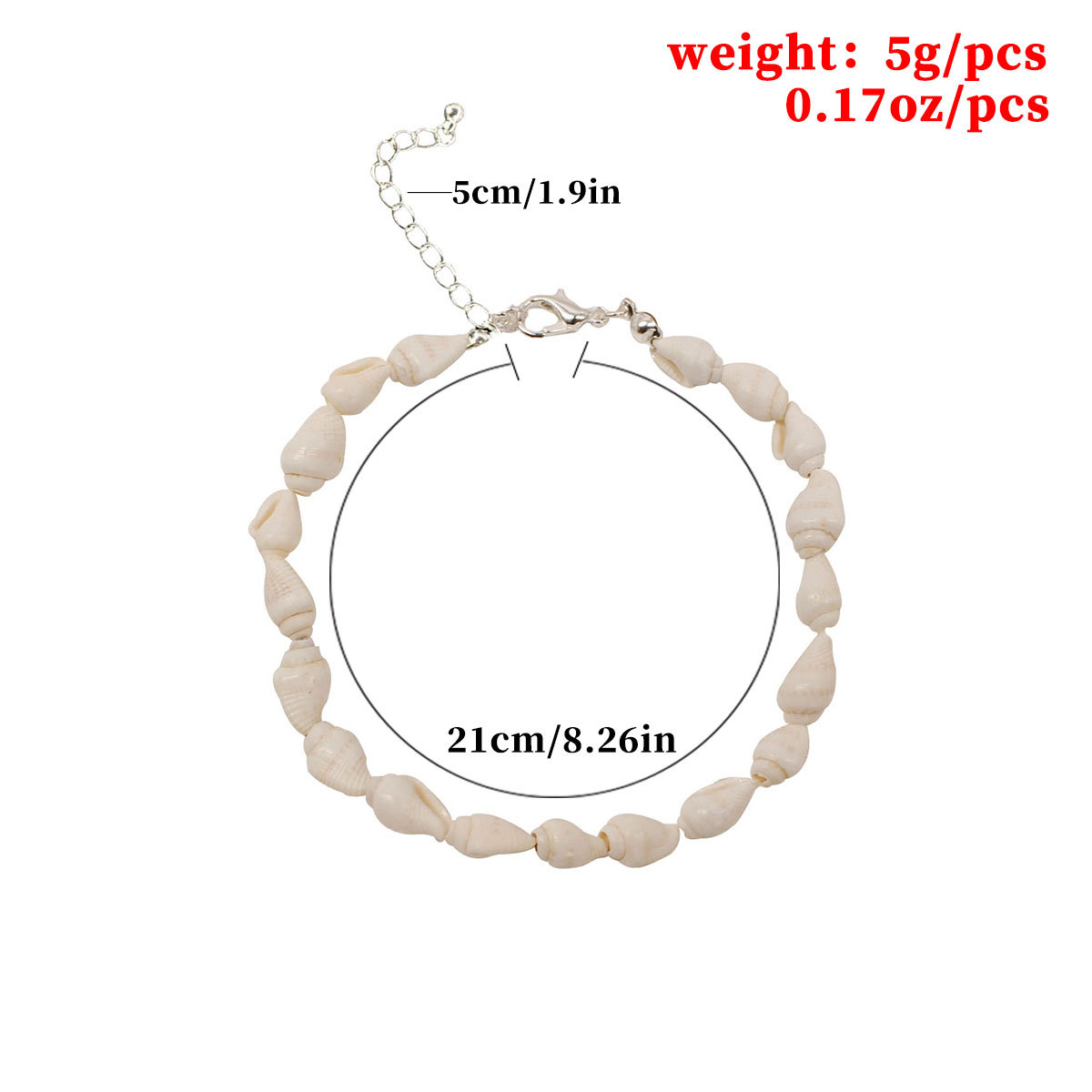 Anklet Classification Wholesale Jewelry Vacation Beach Shell Alloy Shell Anklet