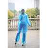 Big split set, street raincoat, fashionable trousers for swimming suitable for men and women