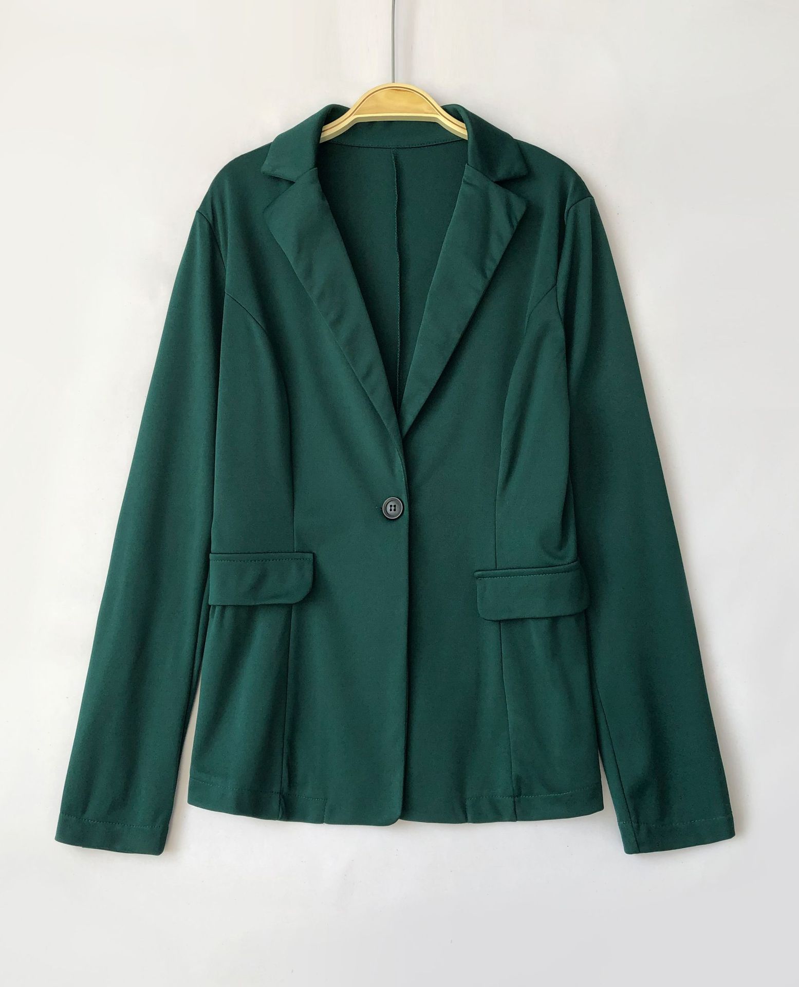 Elegant Women's Suit Set – Professional Blazer & Pants For Office & Evening (S-XL, Black/Green) | European Business Attire​_ecoleips.com