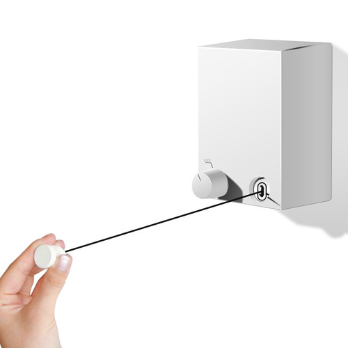 No punching invisible clothesline telescopic automatic wall-mounted indoor hotel stainless steel balcony clothes drying rack manufacturer