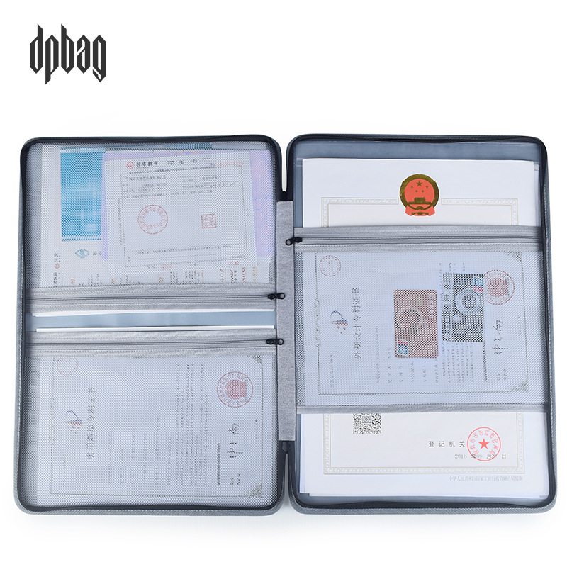 dpbag 营业执照三证合一收纳包夹发票夹质资证件收纳夹A3A4图相夹|ms