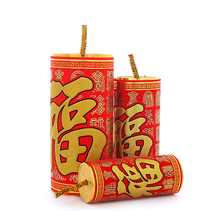 春节装饰鞭炮爆竹炮竹橱窗摆件坐炮过年新年室内喜庆布置装饰用品-阿里巴巴