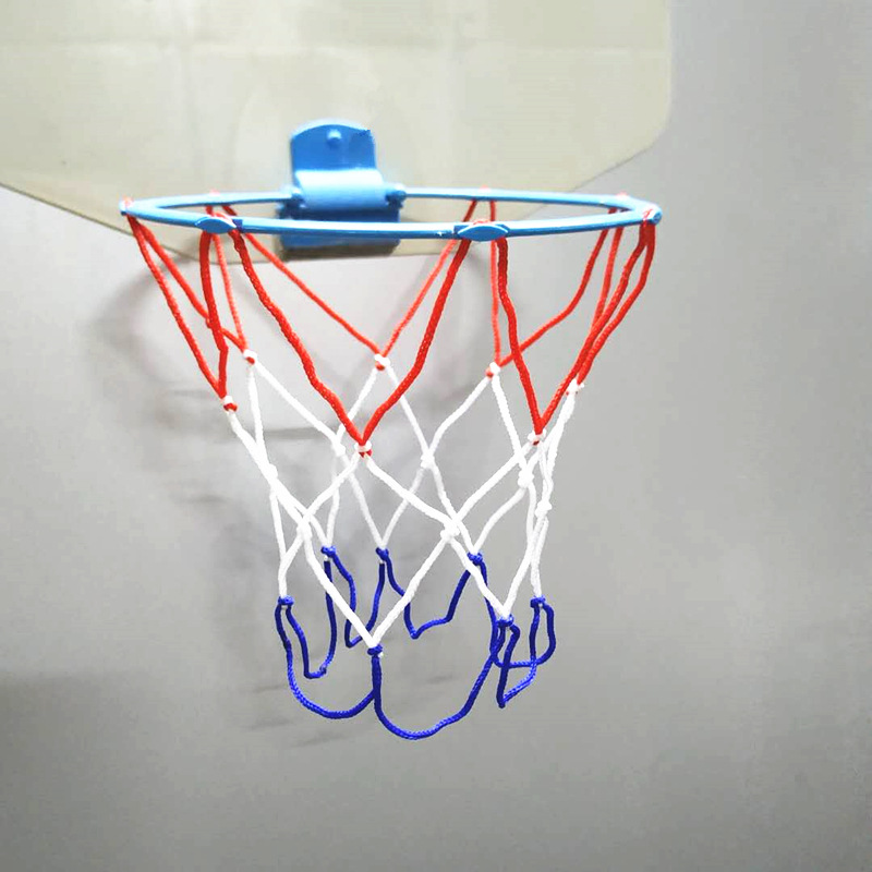 Toy basketball net Hand woven ball net Tricolor children Toys Basketball net