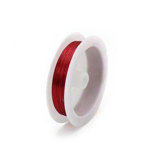 0.4mm colored thin wire factory direct sales DIY handmade floral raw material binding wire 10m/roll wholesale