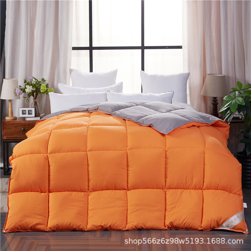 現貨批發 保暖羽絨被 全棉加厚冬被會銷禮品被羽絲被定制廠家直銷