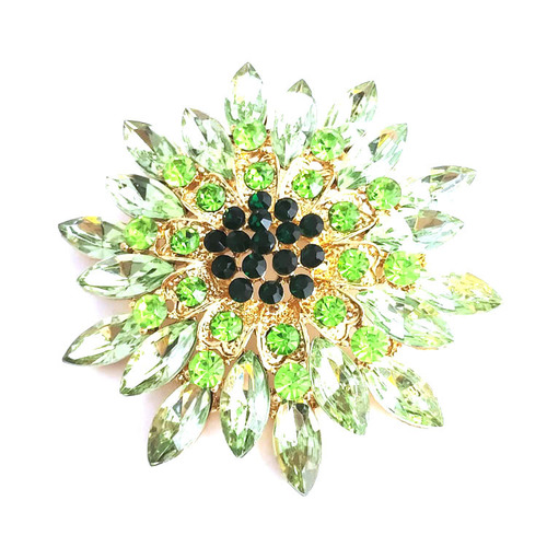 Korean version acrylic brooch clothing accessories wedding crystal rhinestone brooch gift silk scarf buckle manufacturer wholesale