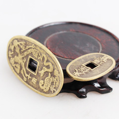 黃銅天保地保銅錢實心銅錢