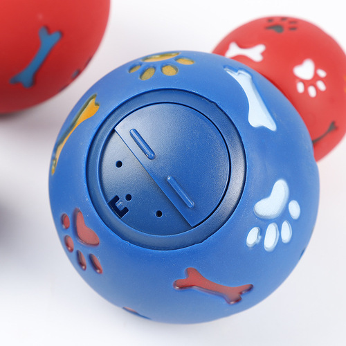 Wholesale pet toys, rotary switch food leakage ball, pet dog teeth grinding and bite resistant educational switch toy ball