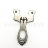 Metal slingshot stainless steel with flat rubber bands, custom made, wholesale