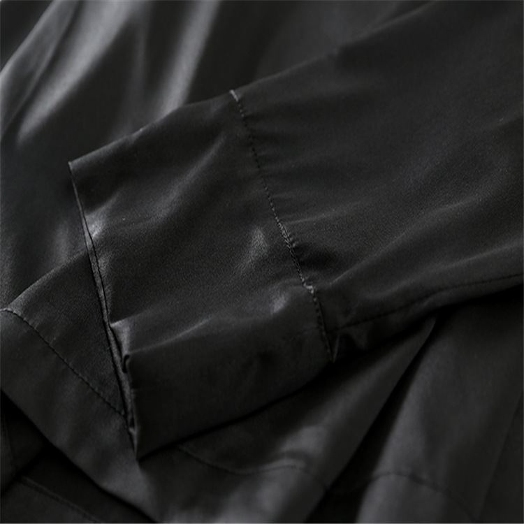 Silk Blend Long Sleeve Top