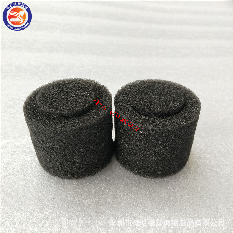 厂家定做 30*50mm同心圆海绵管 冲型填充减震海绵柱子