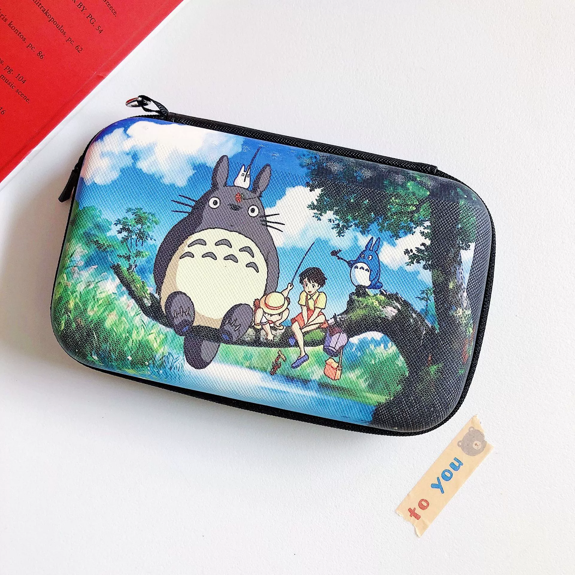 Cartoon rectangular power supply, headphones, charger, storage box, storage system, wallet