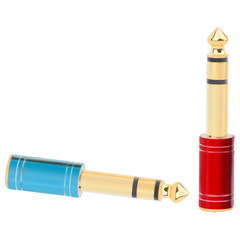 電鋼琴耳機轉接頭6.5轉3.5音頻轉換器電鋼吉他電子琴6.35mm插頭