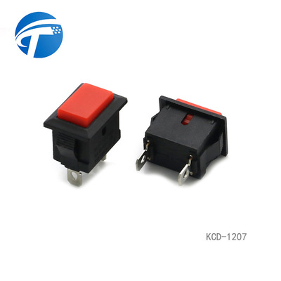 廠家直銷優質船型開關KCD-1207二檔I/O開關鐵2腳標准認證環保材質