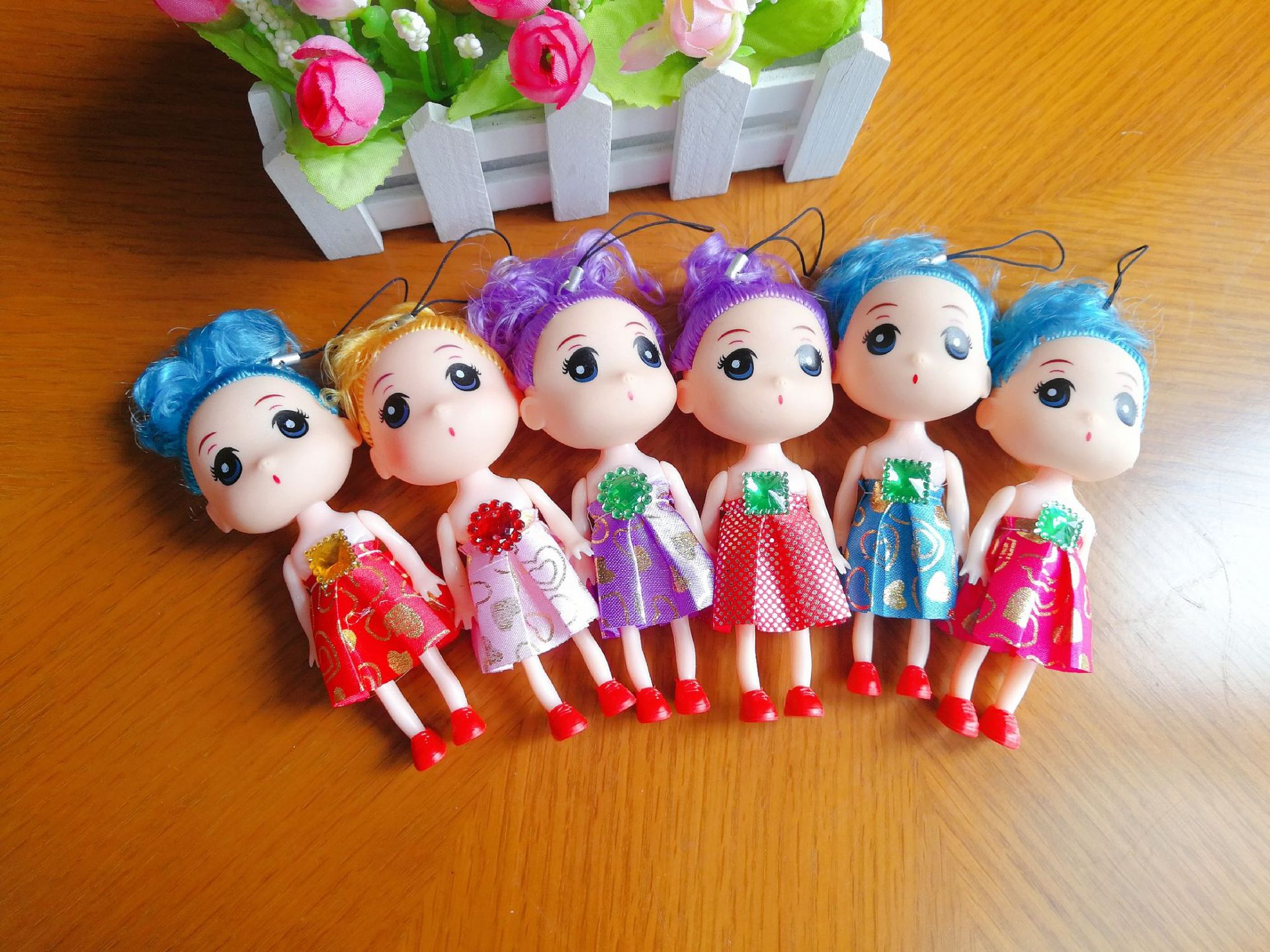 Manufacturer 12 Cm Lovely Doll Xiaosong Confused Bag Pendant Stall Wedding Gifts Girl Toys Wholesale