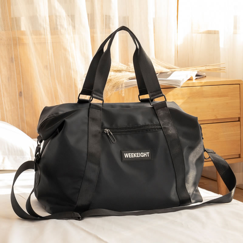 Korean High-capacity Wet and dry separate travel Storage bag waterproof portable Travel bag Excursion Clothing Finishing Bag