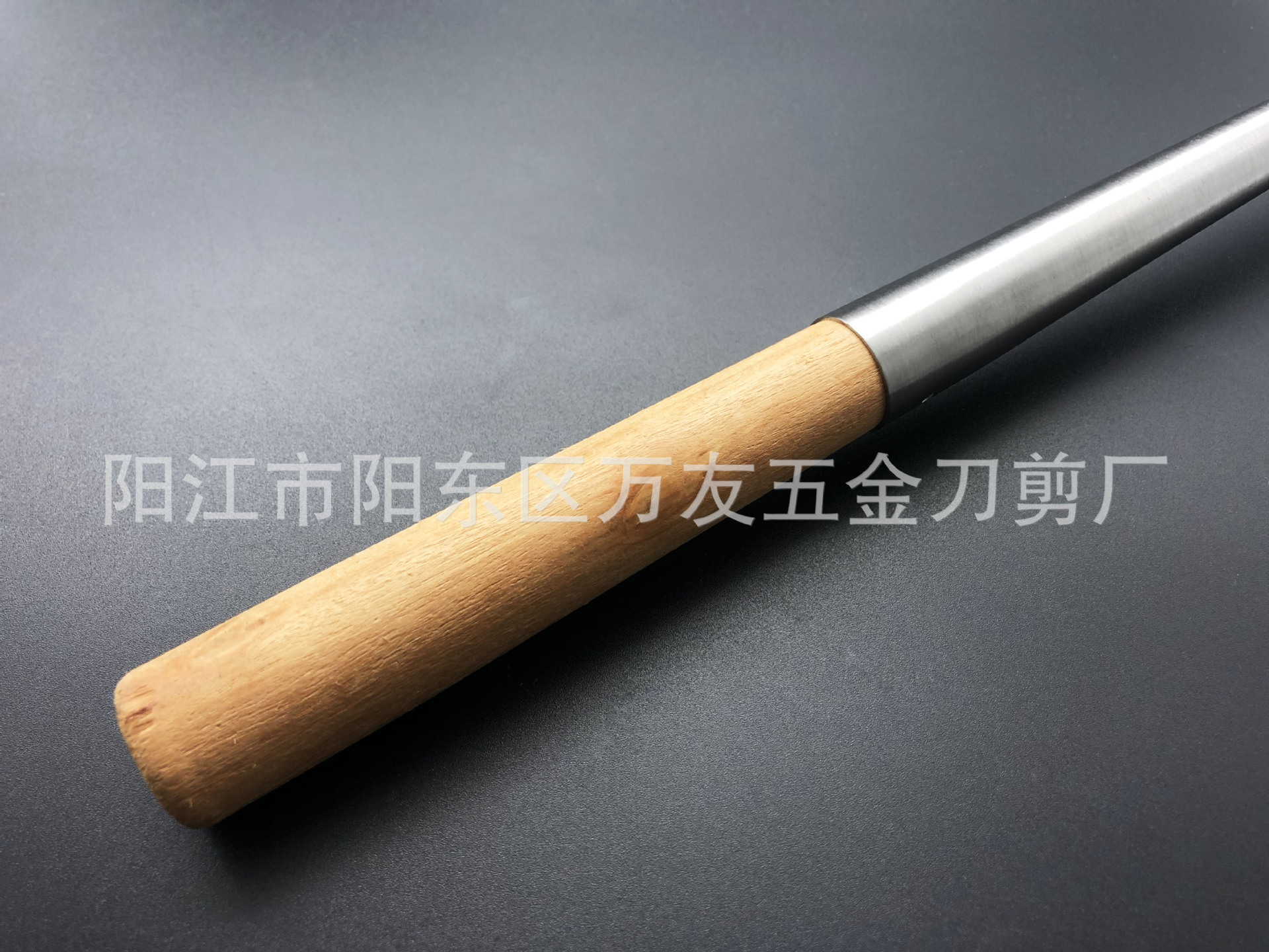 不锈钢锅铲手打木柄铲砂光加长铲1号2号3号 无磁厨师铲炒铲酒店-阿里巴巴