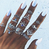 Retro set, ring, European style