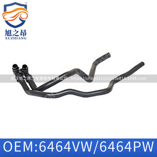 Suitable for Dongfeng Peugeot 306 radiator hose 6464VW cooler pipe hose injection mold processing direct sales