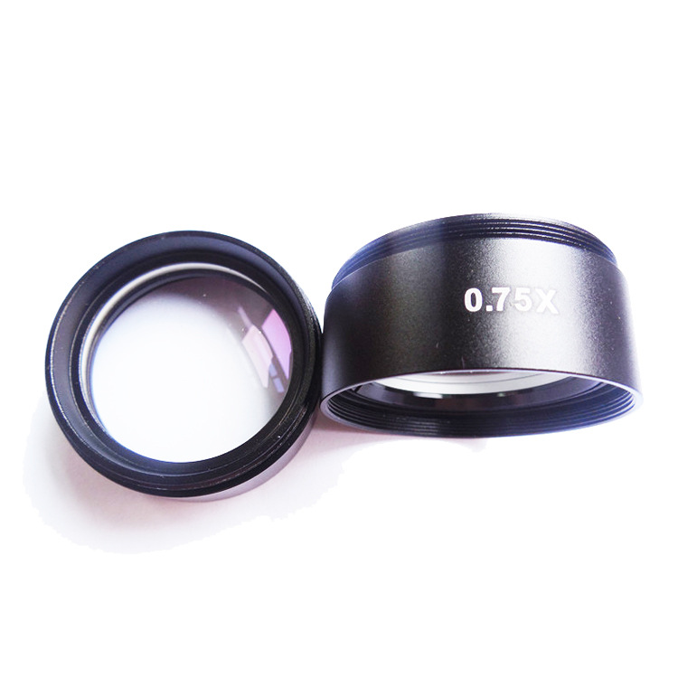 体视显微镜用 0.75X倍辅助物镜 0.75X倍缩小镜加大镜增倍镜增距镜