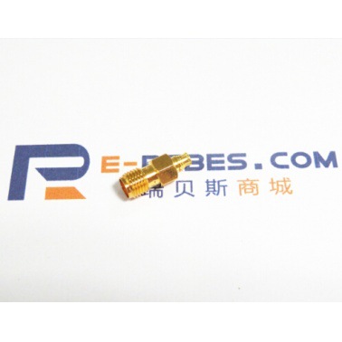 SMA公头转SMA母头，直通，DC-27GHz，不锈钢，精密同轴转接器