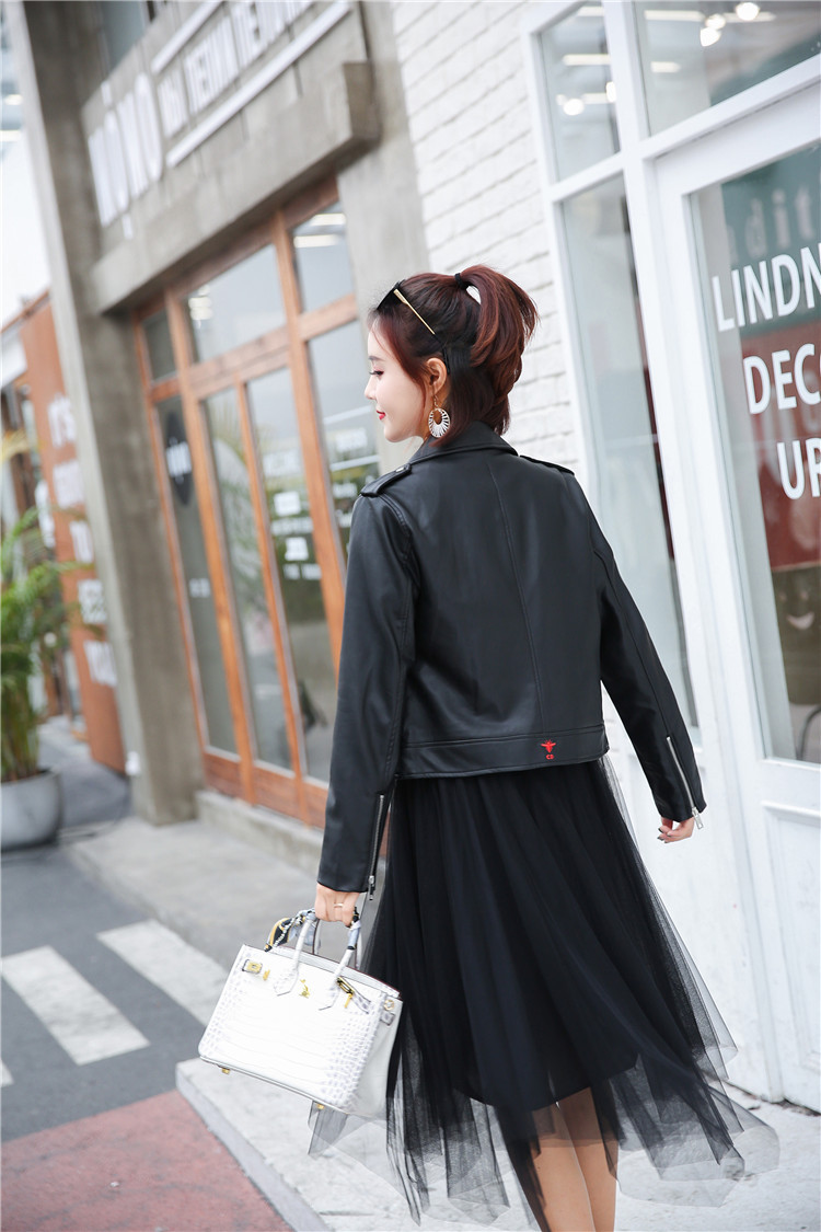Veste cuir femme en PU - Ref 3331398 Image 11