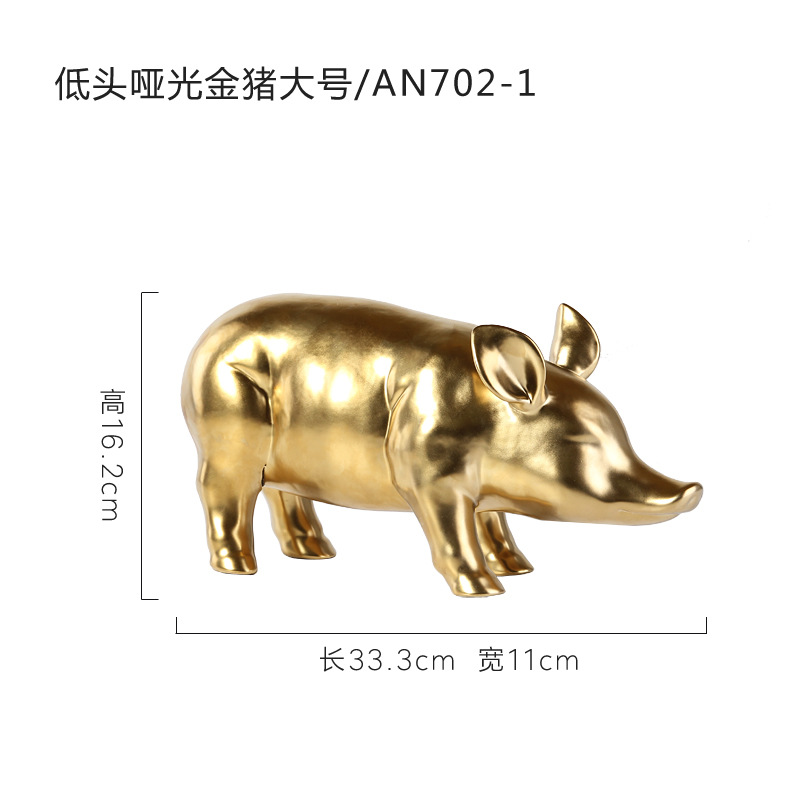 Año Nórdico del cerdo creativo sala de estar decoración americano pasillo TV gabinete vino dormitorio Hotel decoración regalo al por mayor