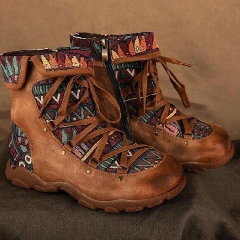 Flat Short Boots Design