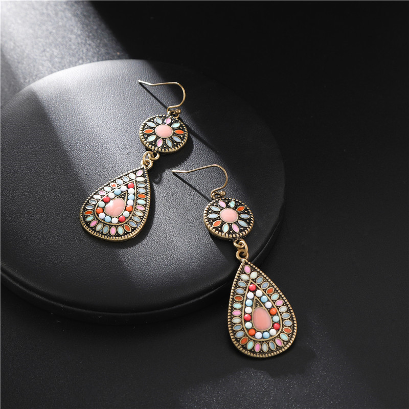 Boho Creative New Color Drop Earrings display picture 6