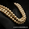 Accessory handmade, golden necklace and bracelet, beads from pearl, wholesale