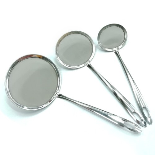 Cross-border exclusive high-end stainless steel oil filter grid, stainless steel oil filter clip, grease scoop oil scoop, filter screen slotted spoon