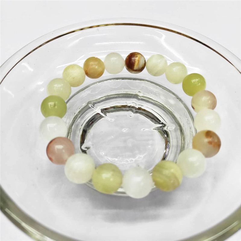 Wholesale of new Afghan blue jade bracelets, DIY beaded blue jade bracelets, natural stone bracelets, factory direct sales detail image 9