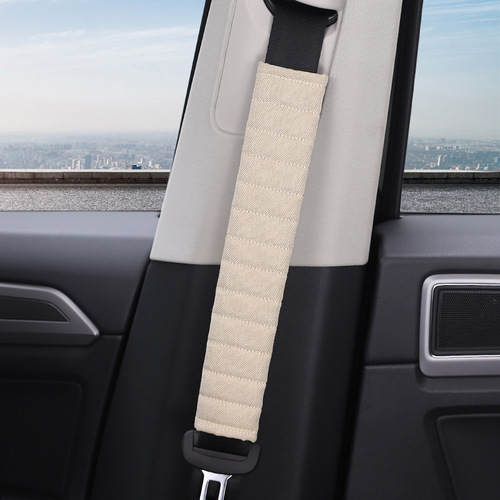 Car seatbelt shoulder cover pair installation car interior decoration set extended safety belt cover universal for men