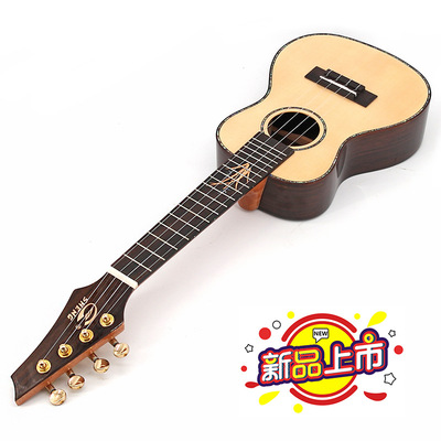 23寸26寸尤克里里 ukulele 乌克丽丽 亮光玫瑰木云杉木单板批发