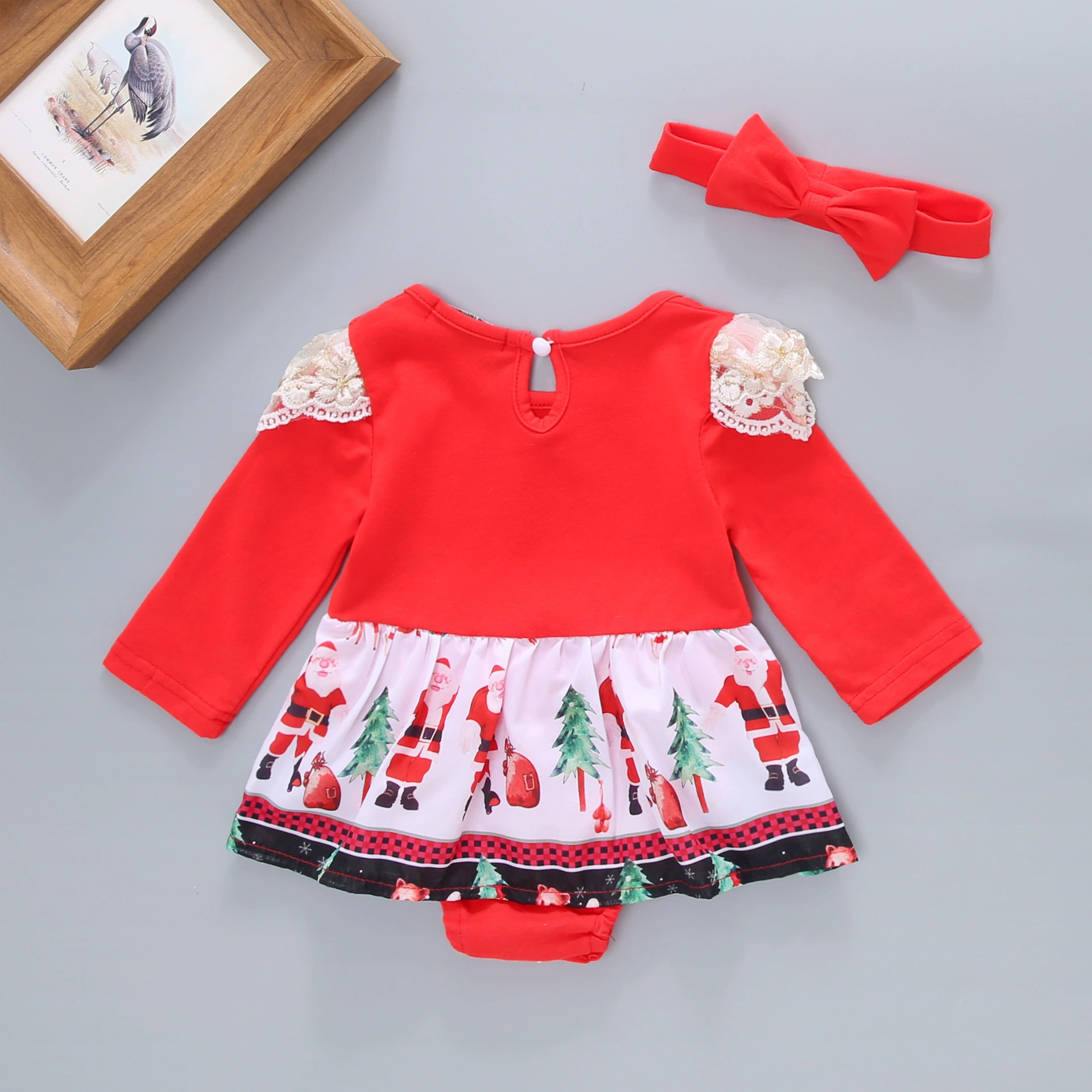 Боди-рассказ, платье, набор (Christmas bodysuit, dress, set)
