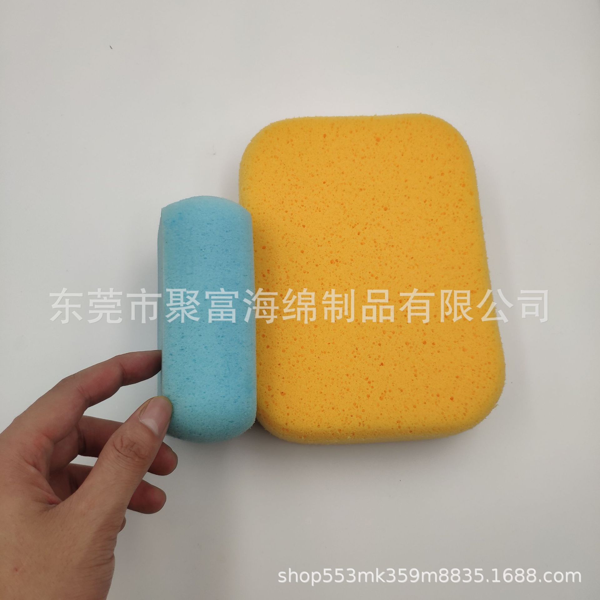 厂家批发清洁海藻棉 多孔吸水蜂窝海绵擦半球手掌椭圆形海藻棉