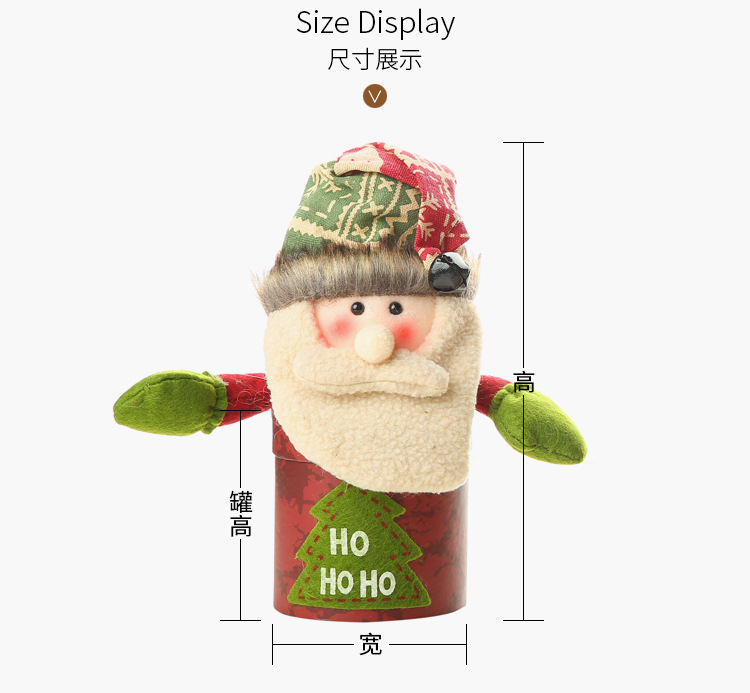 Haube New Christmas Decoration Supplies Karton Candy Candy Candy Candy Candy Candy Candy Box Obst Candy display picture 1