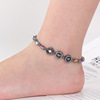Fashionable trend ankle bracelet, elastic beaded bracelet handmade, ball, European style, simple and elegant design