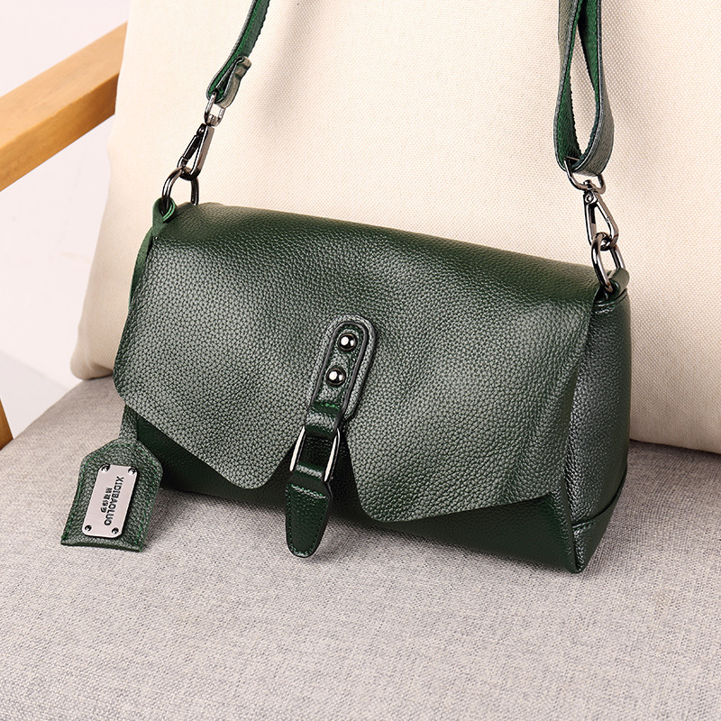 2025 Xidi Paul's New European and American Style Flip Leather Armpit Crossbody Pillow Boston Large Capacity Women's Bag