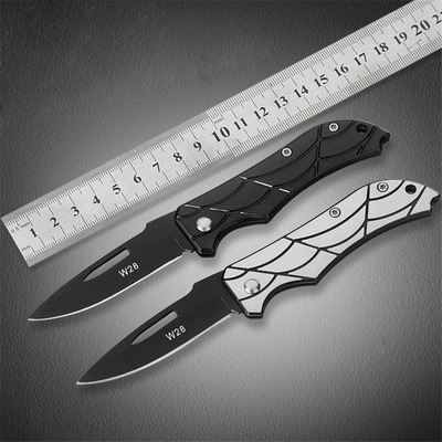 现货批发折叠刀户外求生小刀 随身工具折刀 户外旅行水果小刀W28|ru