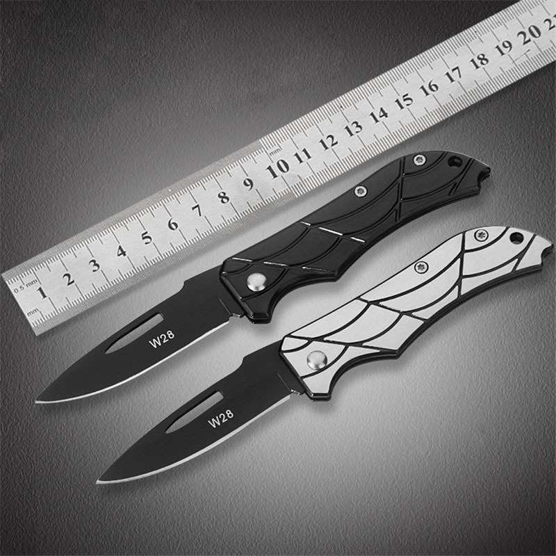 现货批发折叠刀户外求生小刀 随身工具折刀 户外旅行水果小刀W28|ru