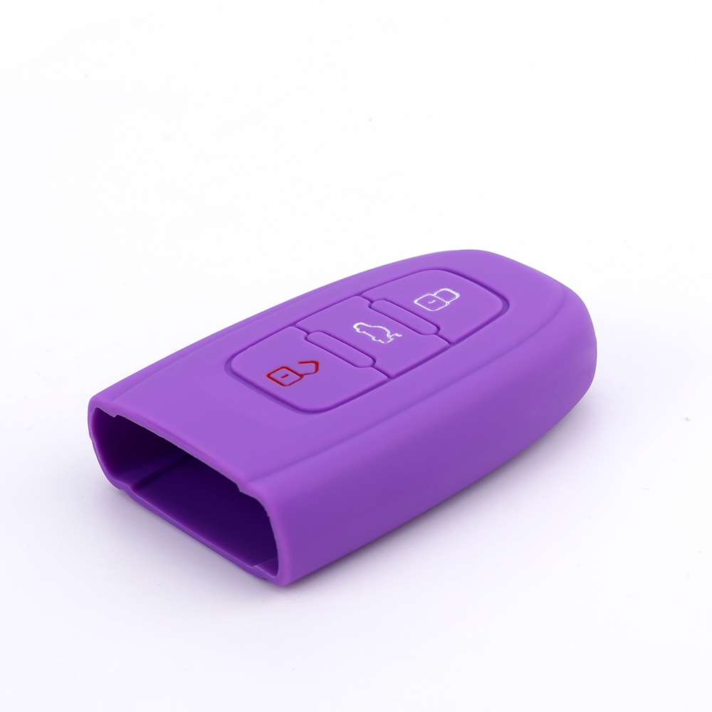 For Audi A6L RS6 RS7 silicone key case R8 S8 key case RS5S4 remote control case Silica ge