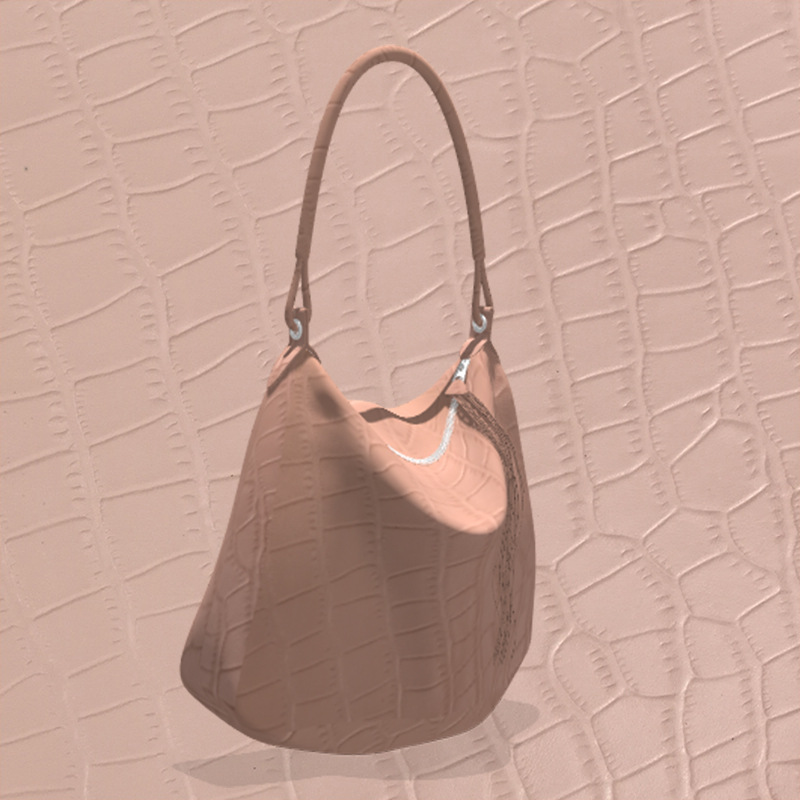 硬包皮革真皮胎牛皮 头层小方格鳄鱼肚压花整张牛皮粉色沙发皮料