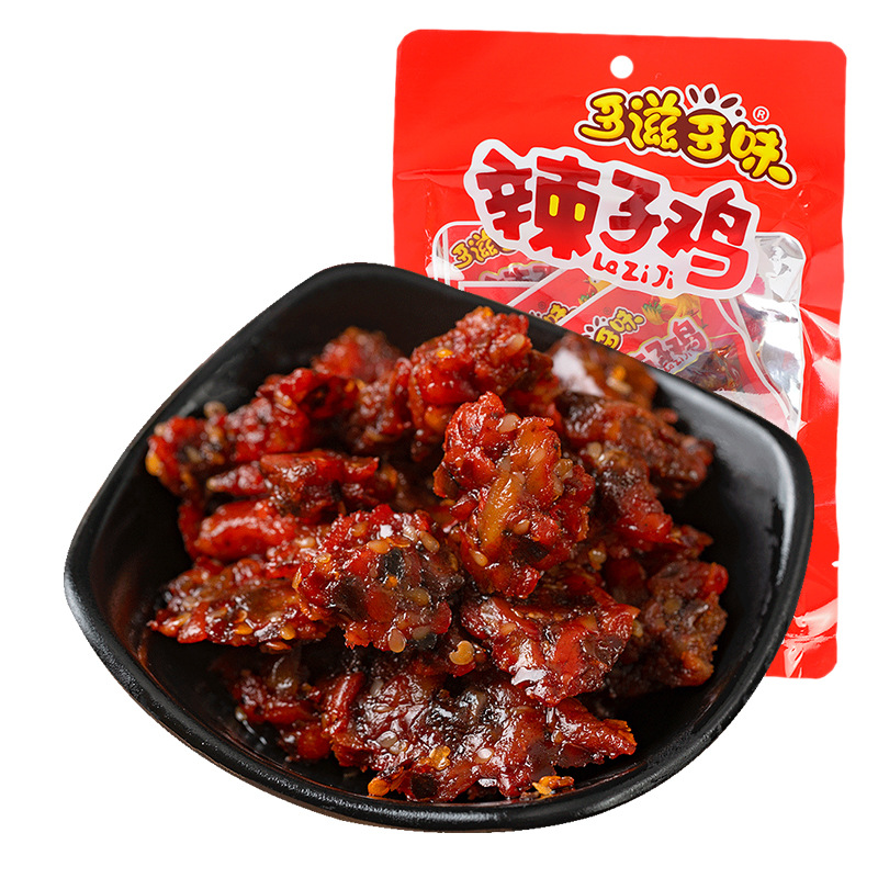2口味90g/袋辣子鸡哥滋哥味烧烤麻辣味熟食即食肉制品重庆零食|ms