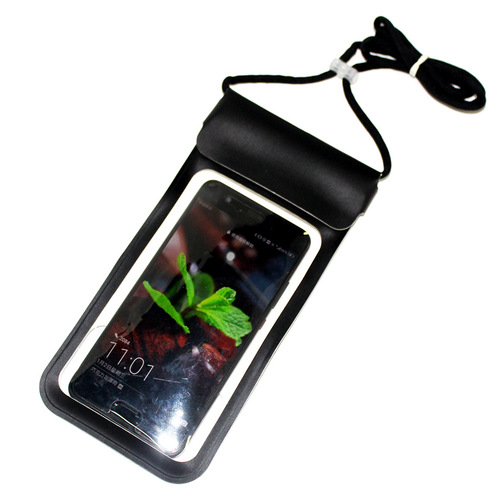 Mobile phone waterproof bag transparent TPU eco-friendly fabric PU brushed outdoor mobile phone waterproof case diving 30 meters