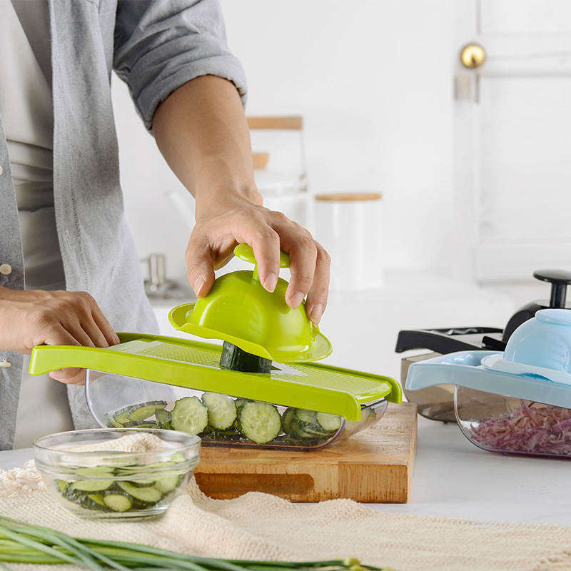 跨境多功能刨絲刨片器擦絲器土豆蘿卜絲 創(chuàng)意廚房小工具切菜器