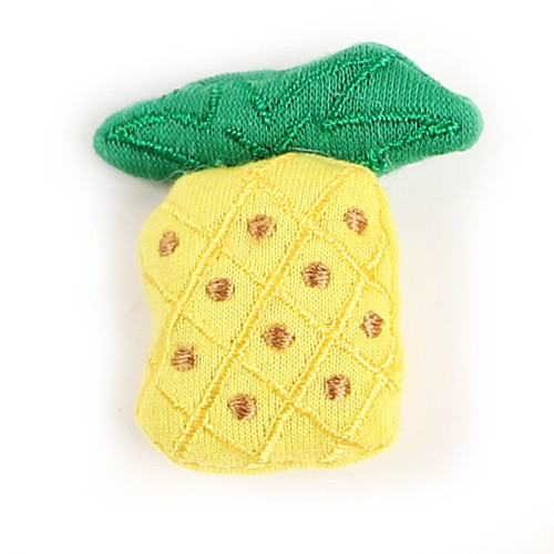 Brooch filled with cotton apple banana vegetable plush cartoon scarf children's clothing luggage accessories mobile phone clothing accessories wholesale