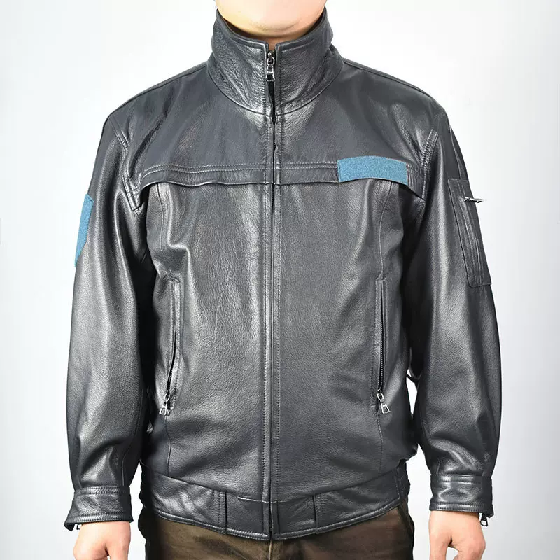 春秋款男士真皮皮衣外套短款男士休闲皮夹克