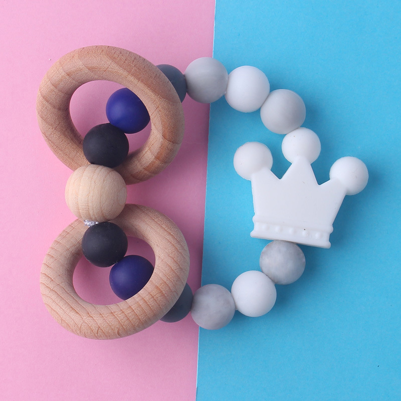 Directo de fábrica de silicona chupete Cadena de bebé de haya silicona teether juguete molar AliExpress Amazon nuevo